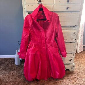 Samuel Dong Vibrant Pink Classic Bubble Coat. Women’s size medium.